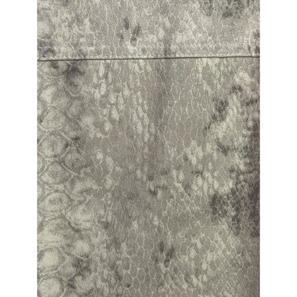 Chicos tan faux suede moto jacket small snake print preppy old money quiet luxur - Picture 16 of 16